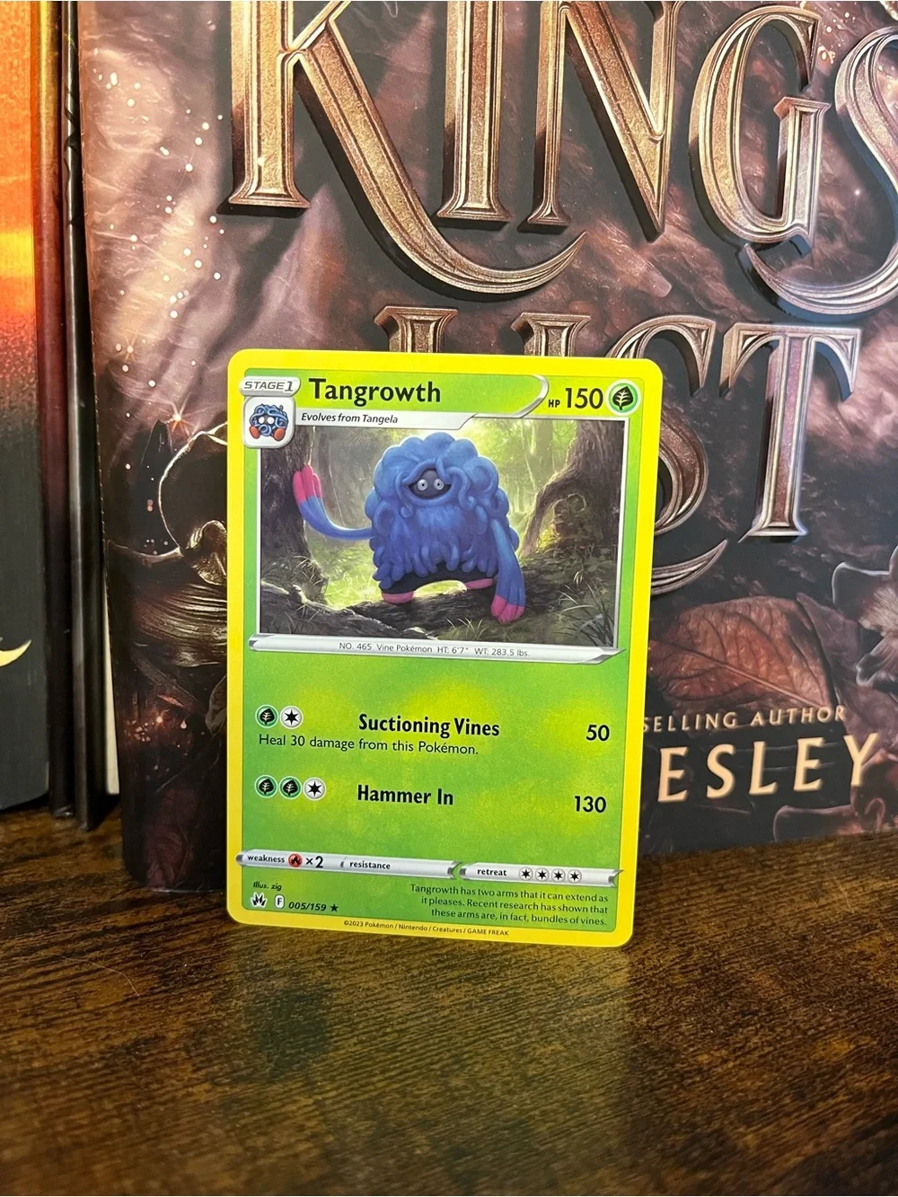 Tangrowth Pokemon Trading Card Crown Zenith 005/159